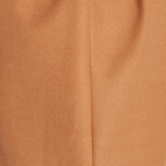 Brushed Self Belt Longline Coat Camel Color - Picture 7 of 7